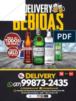 Panfleto Flyer - Delivery Bebidas #01 - Clube Do Corel