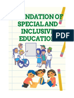 Foundation of Special and Inclusive Education Module