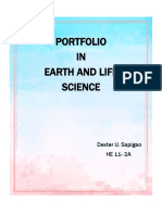 Portfolio in Earth and Life Science 1
