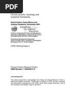 Download Chronic Poverty - Meanings and Analytical Frameworks by Poverty Outreach Working Group POWG SN53803883 doc pdf