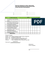 Form Penilaian Presentasi Analisis & Review Jurnal