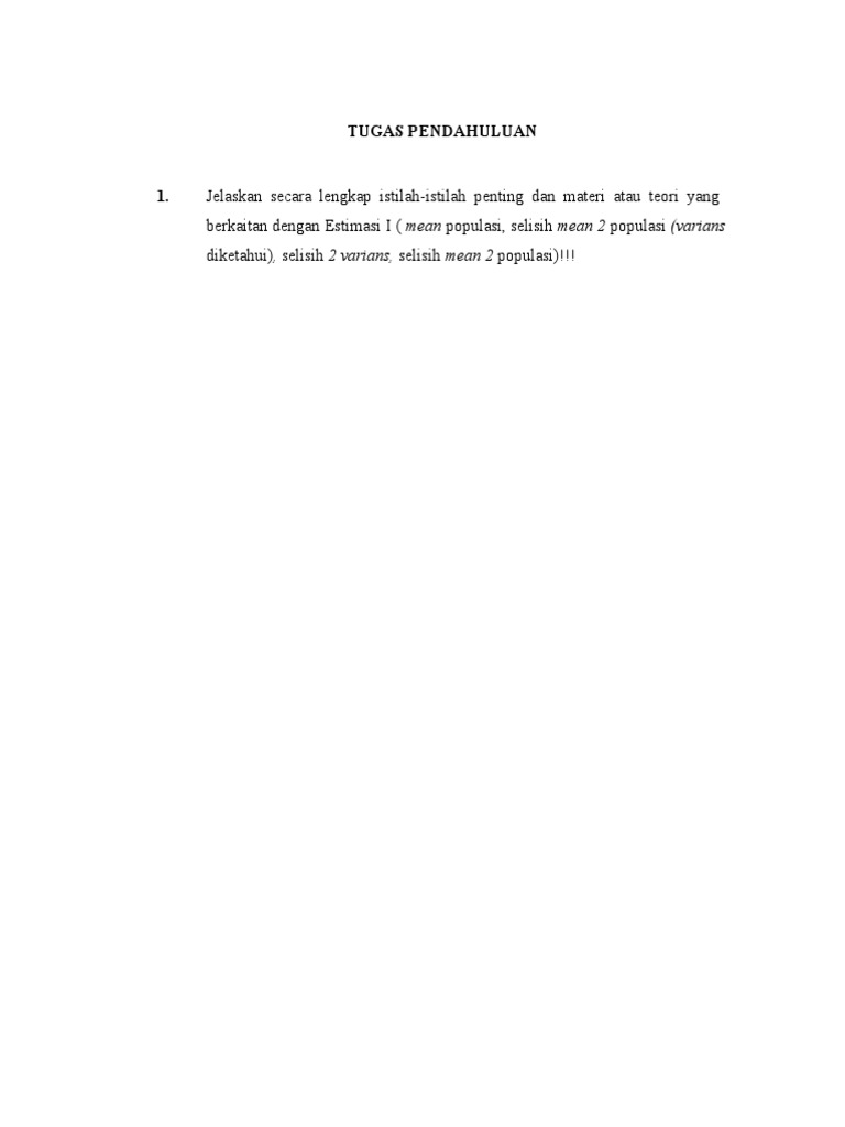 TUGAS PENDAHULUAN Dan STUDY CASE | PDF | Sains & Matematika | Teknologi ...