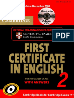 CAMBRIDGE FCE Official Examination Papers 2 With Answers