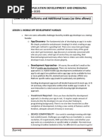 CHAPTER 8: Platforms and Additional Issues (As Time Allows)