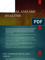 Mineral and Ash Analysis