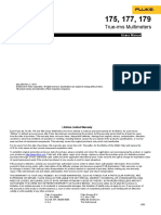 True-Rms Multimeters: Users Manual