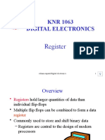 KNR 1063 Digital Electronics: Register