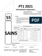 Cover Soalan PPT T1 2021 Sains