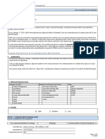 Part A - Request Description 1. Identification and Classification