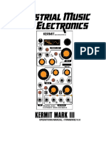 Kermit Mark Iii: Operations Manual - Firmware V1.0