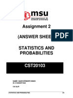 A2 Test July 2021 Answer Sheet PDF