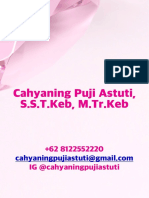 Cahyaning Puji Astuti, S.S.T.Keb, M.TR - Keb: +62 8122552220 IG @cahyaningpujiastuti