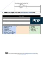 Copia de Template For Learning Plans Template