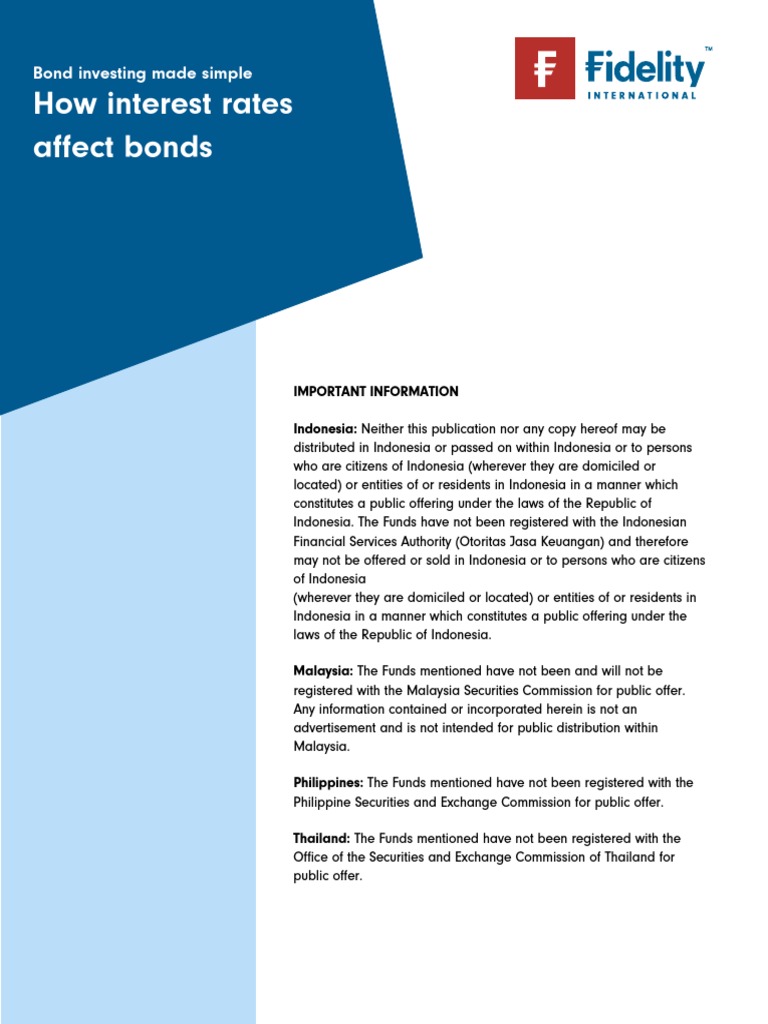 How Interest Rates Affect Bonds PDF Bonds (Finance) Interest Rates