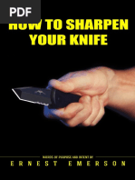 How To Sharpen Your Knife