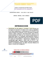 Sobre Normativas de La Categoria I - Ier Nivel de Atencion - Erlys Jimenez Jimenez