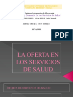 Oferta y Demanda de Servicios de Salud - Erlys Jimenez J