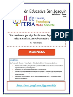 Agenda 2020 Feria de CTMA I.E. San Joaquín