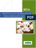 Protocolo de Bem-estar Para Frangos de Corte 2016