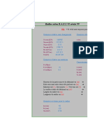 Feuille de Calcul Excel Dimensionnement Du Radier