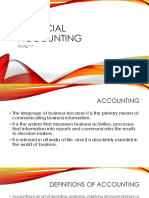 Financial Accounting: Acctg. 1