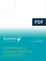 Continuity, Commitment & Creativity: About The Southdown Institute The Southdown Difference