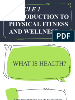 Introduction To Physical Fitness and Wellness