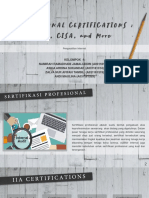 PPT Ch27 (Professional Certifications) - Kelompok 4