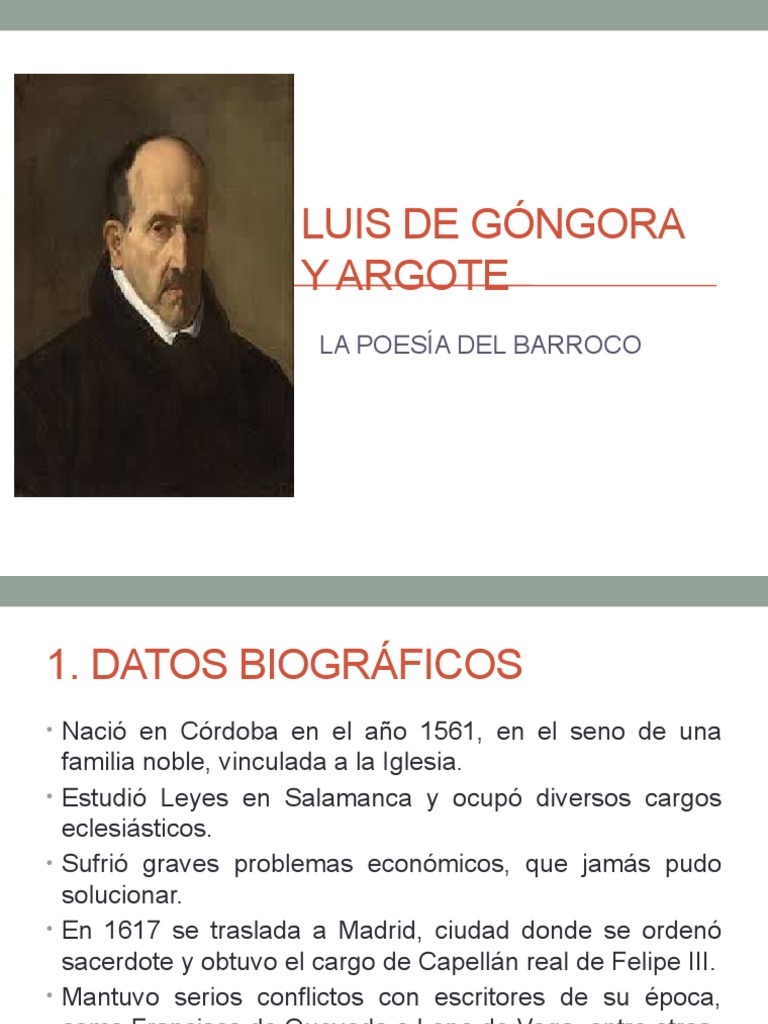 Luis de Góngora y Argote | PDF