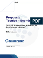 Taller Prevención y Mitigación de Riesgos - Contenido