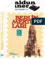 Haldun Taner - Bütün Düz Yazıları 2 - Berlin Mektupları - Bilgi Yay-1993