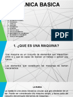 Mecánica básica: máquinas simples y elementos