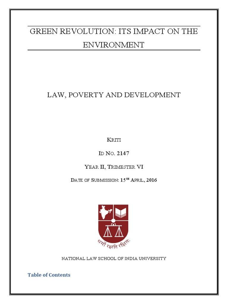 Green Revolution LPD PDF Agriculture Green Revolution