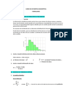 Fórmulas 1 Estadística Descriptiva