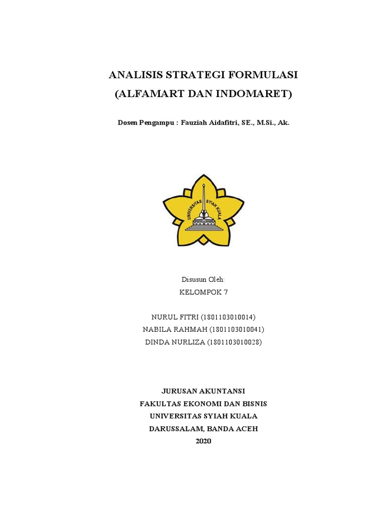 Analisis Formulasi Strategi Retail | PDF