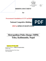 Metropolitan Police Range (MPR) Teku, Kathmandu, Nepal: National Competitive Bidding (NCB)