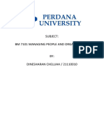 Subject: BM 7101 Managing People and Organizations