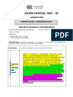 Formato Proyecto Ensayo Argumentativo 2021-20