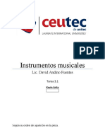 Tarea 3.1 Instrumentos Musicales
