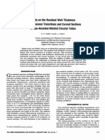 Study On The Residual Wall Thickness at Dimensional Transitions and Curved Sections in Gas-Assisted Molded Circular Tubes