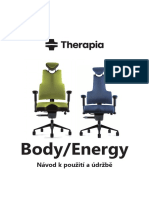 Židle na míru Body & Energy - Návod k použití a údržbě