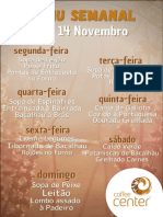 Menu Semanal A4!8!14 NOV