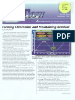 Forming Chloramine and Maintaining Residual