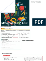 Matemáticas 2º ESO Operaciones Combinadas