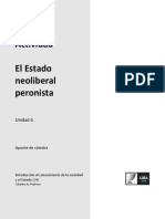 U6. El Estado Neoliberal Peronista