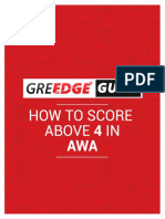 How to Score Above 4 in GRE AWA GREEdge