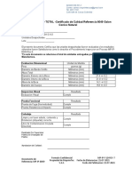 Formato Certificado de Calidad Referencia 6049