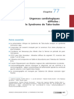 Urgences Cardiologiques Difficiles - Le Syndrome de Tako-Tsubo