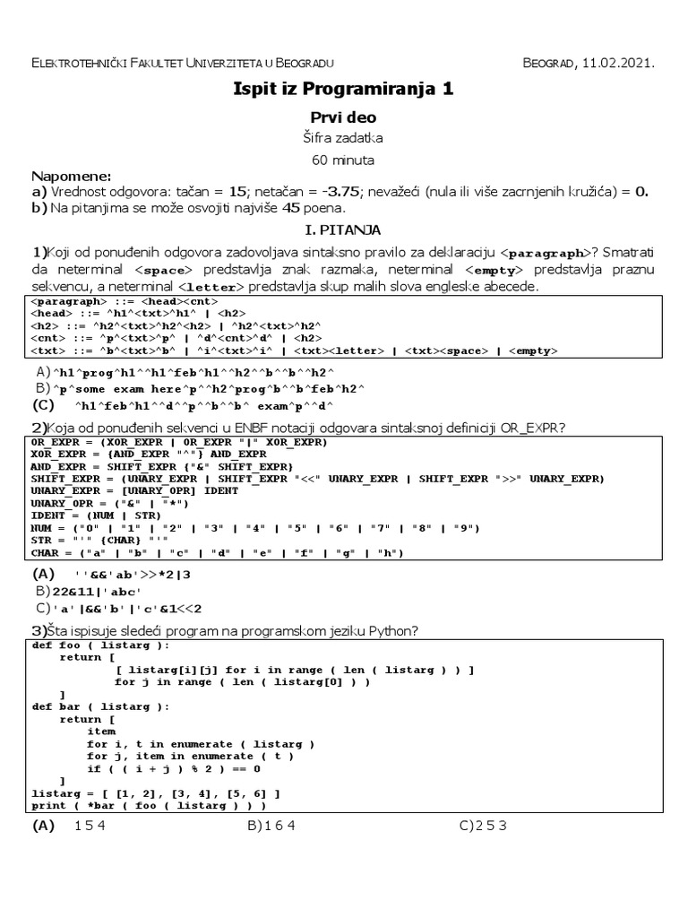 SI1P1 Feb 2021 | PDF
