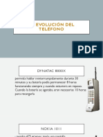 La Evolución Del Teléfono